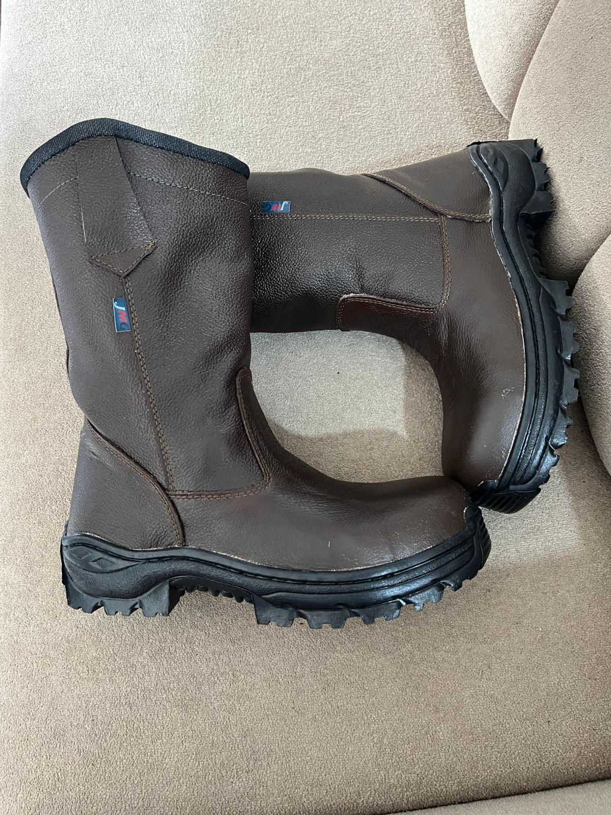 Bota SOLDADOR EN CUERO CAFE R-22