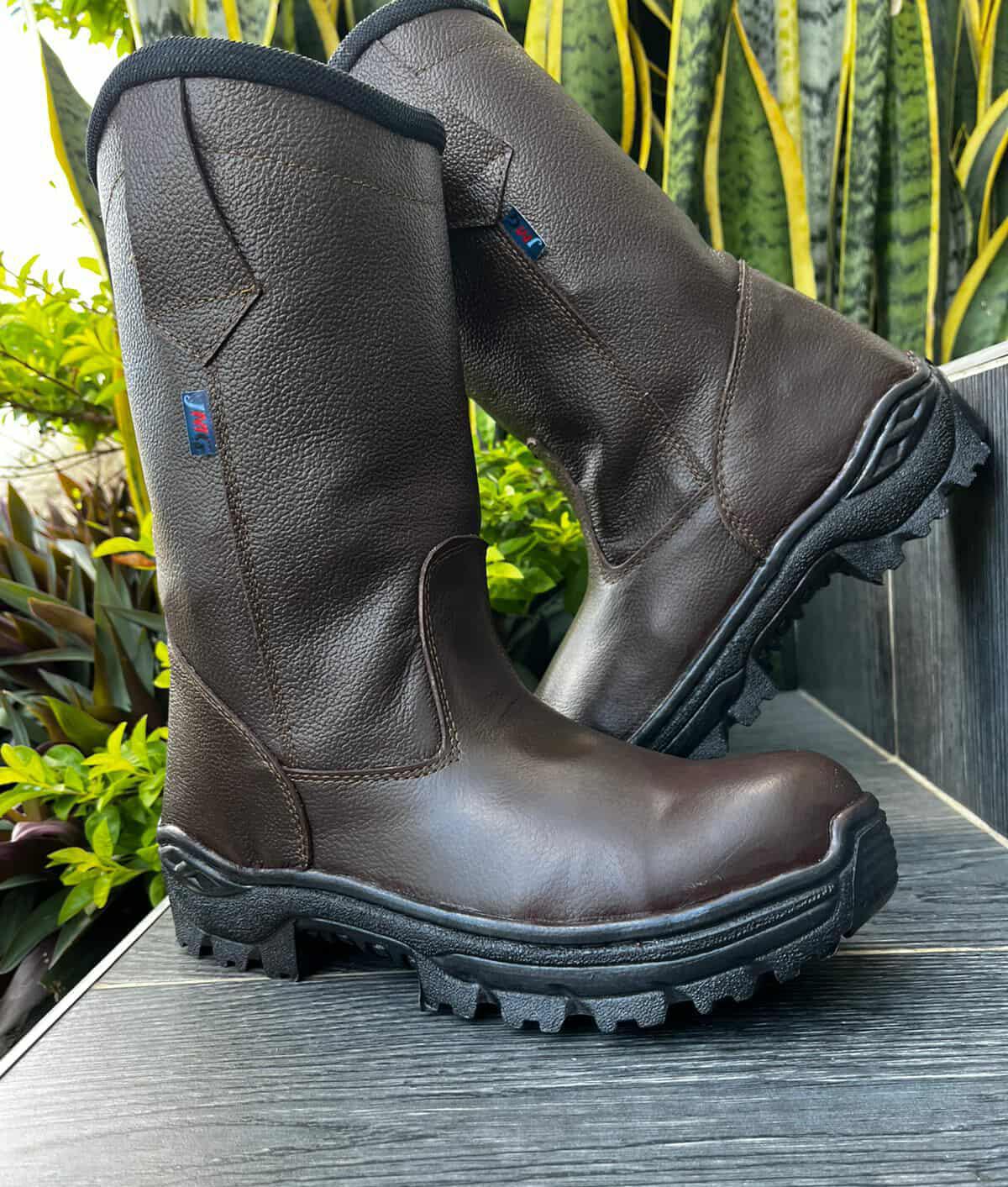 Bota SOLDADOR EN CUERO CAFE R-22