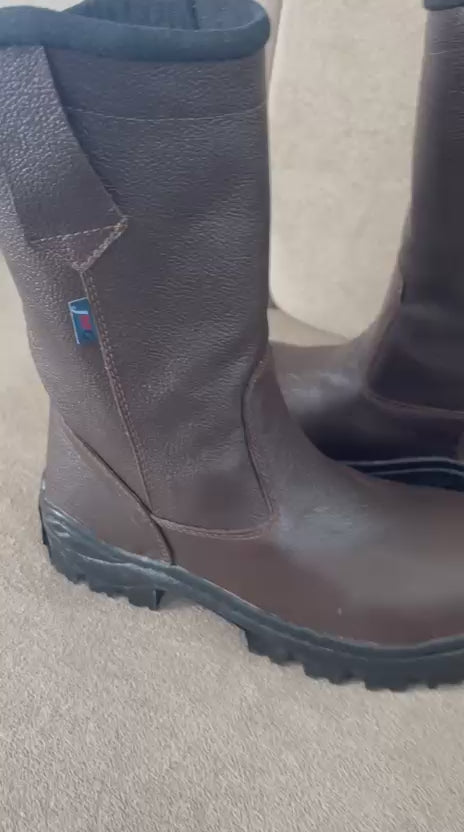 Bota SOLDADOR EN CUERO CAFE R-22